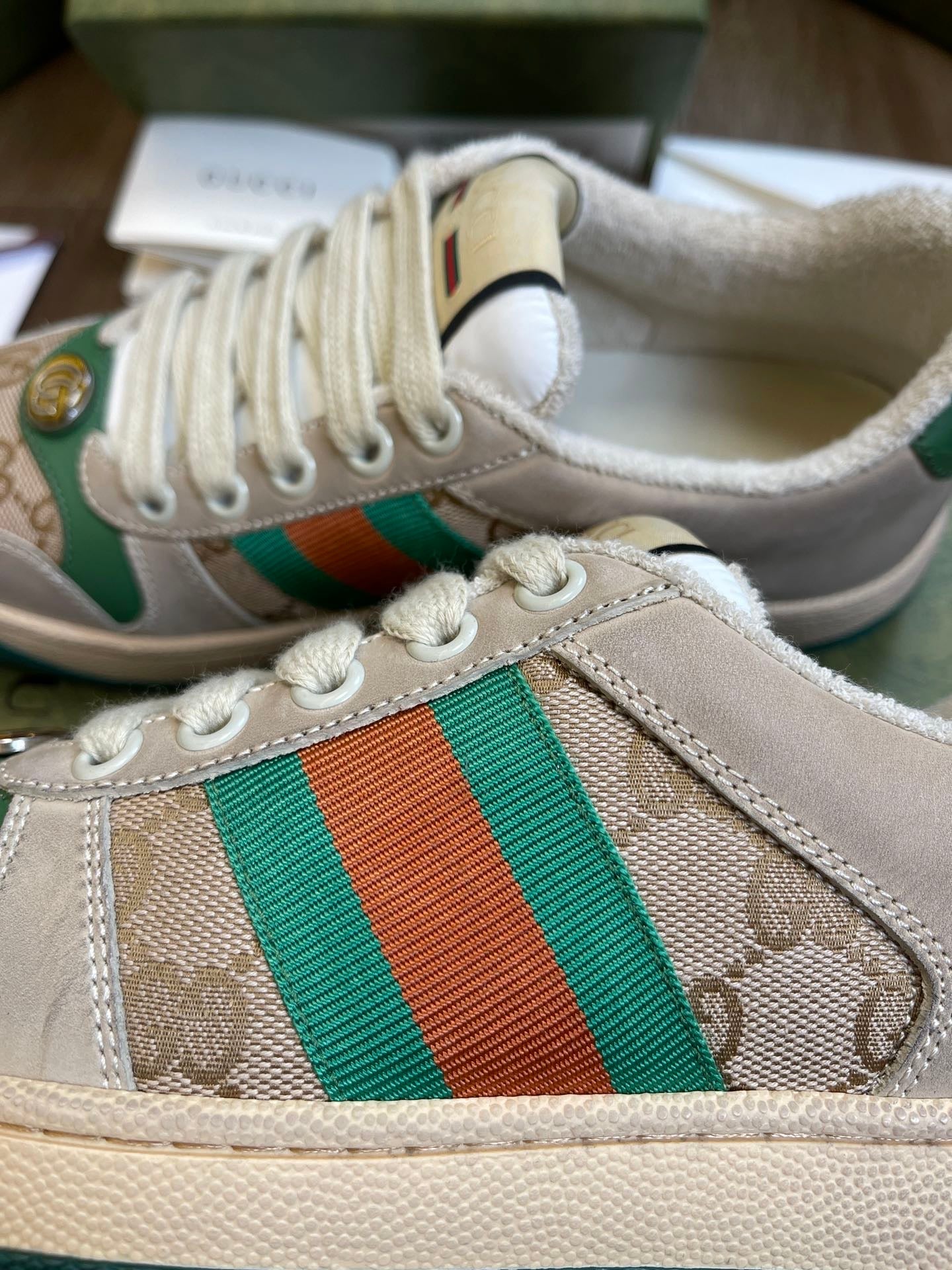 Gucci Screener GG Canvas verde