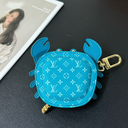 Chaveiro Bag Charm LV Crab Blue