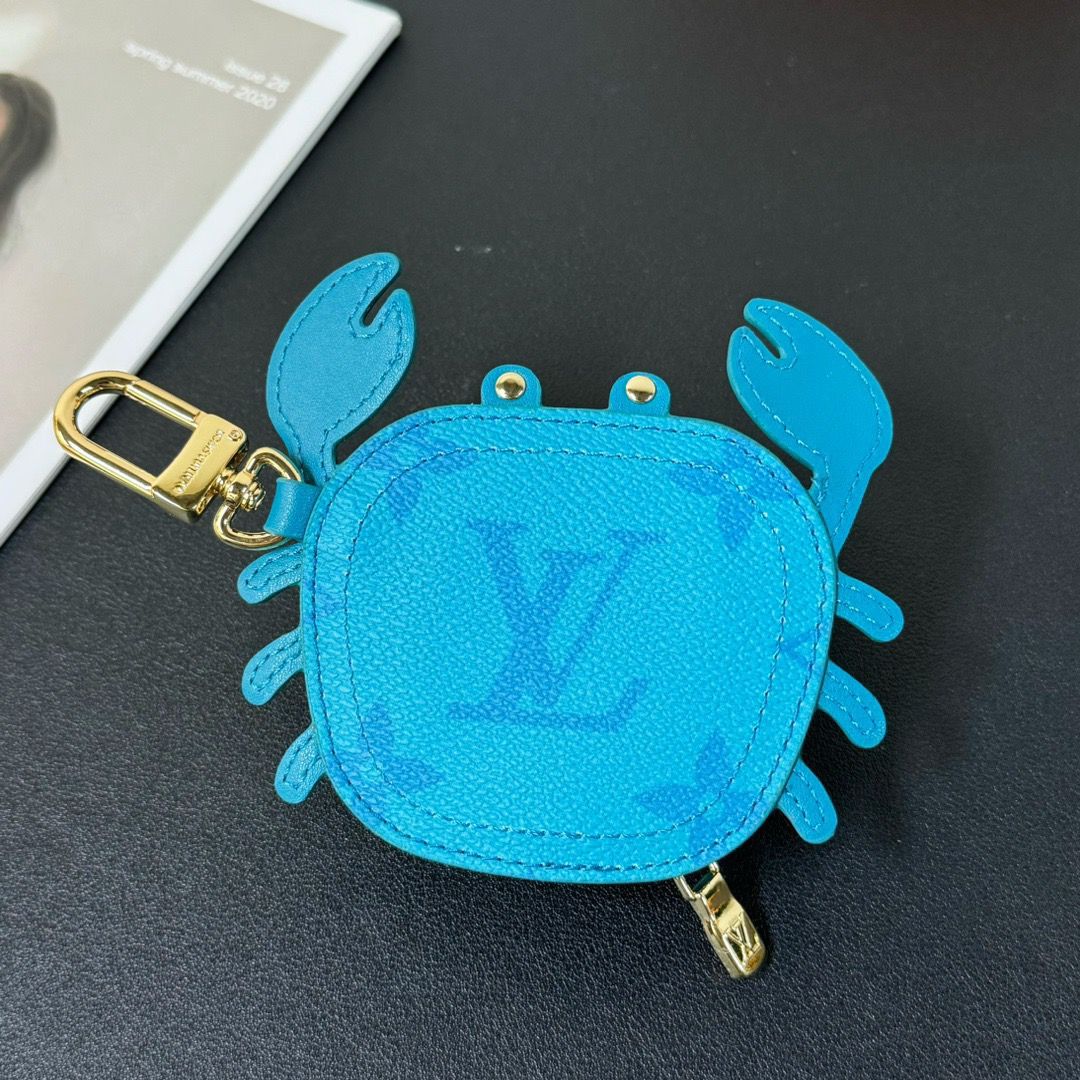 Chaveiro Bag Charm LV Crab Blue