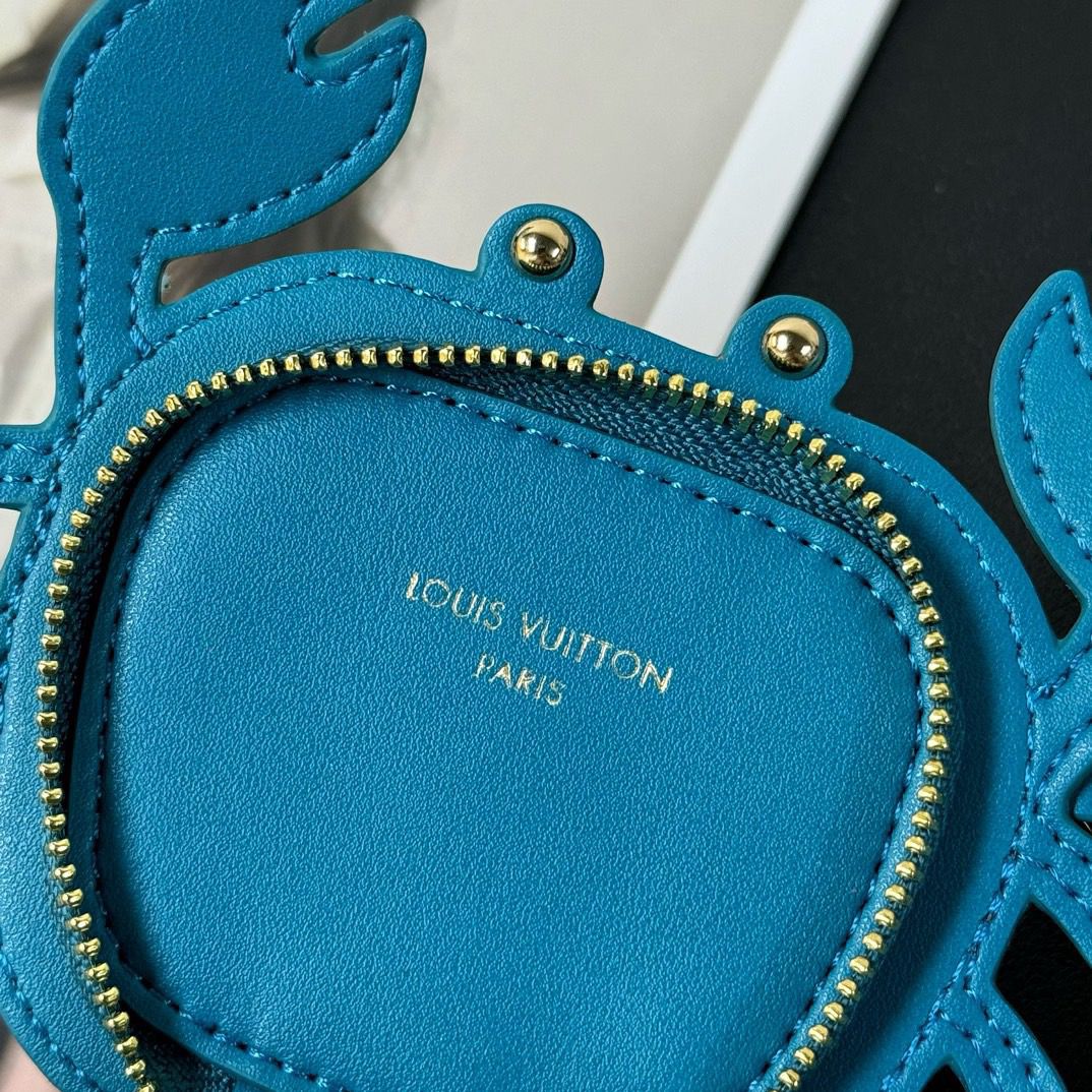 Chaveiro Bag Charm LV Crab Blue