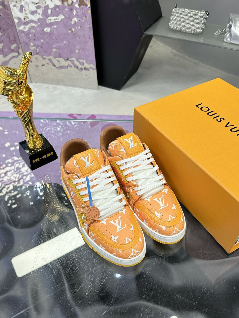 Louis Vuitton LV Trainer Yellow/Brown