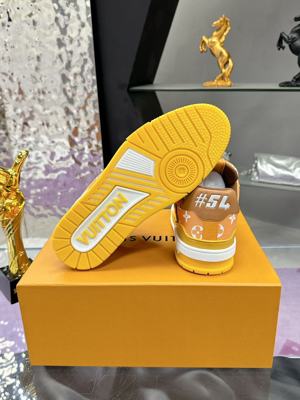 Louis Vuitton LV Trainer Yellow/Brown