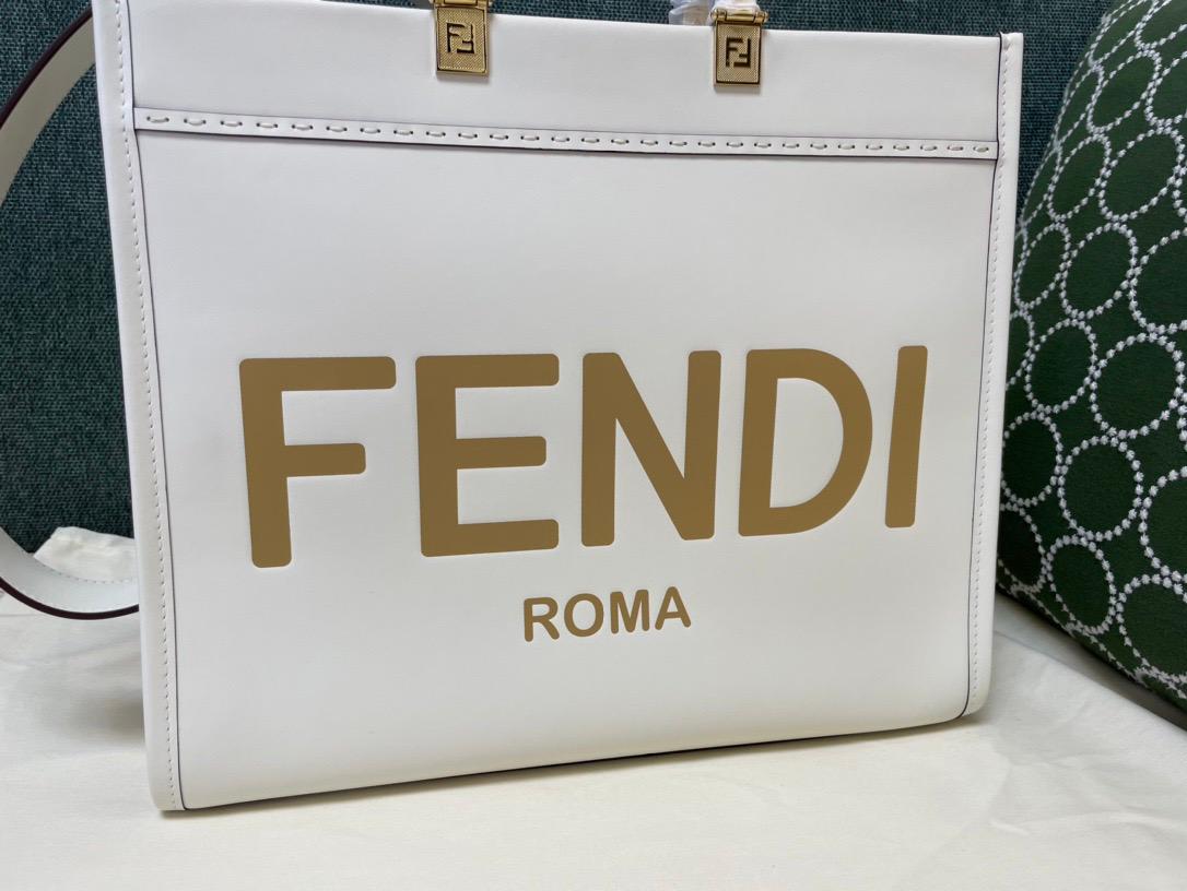 Bolsa Fendi Sunshine Cream Tote