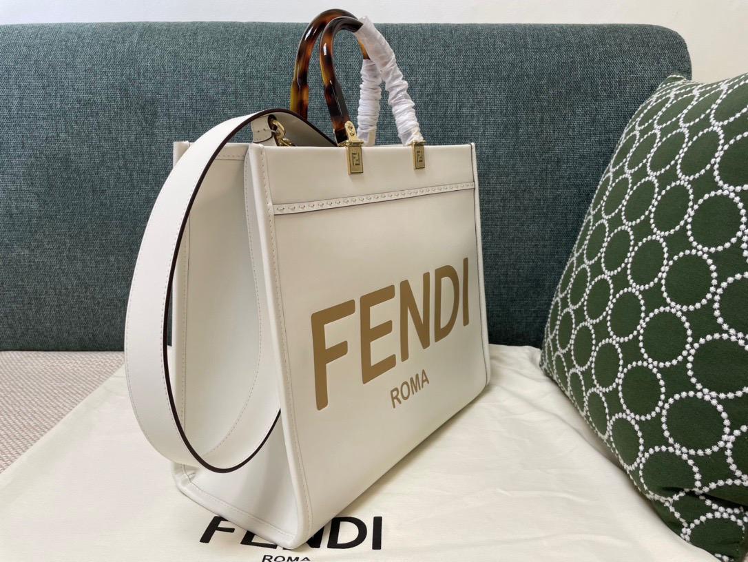 Bolsa Fendi Sunshine Cream Tote