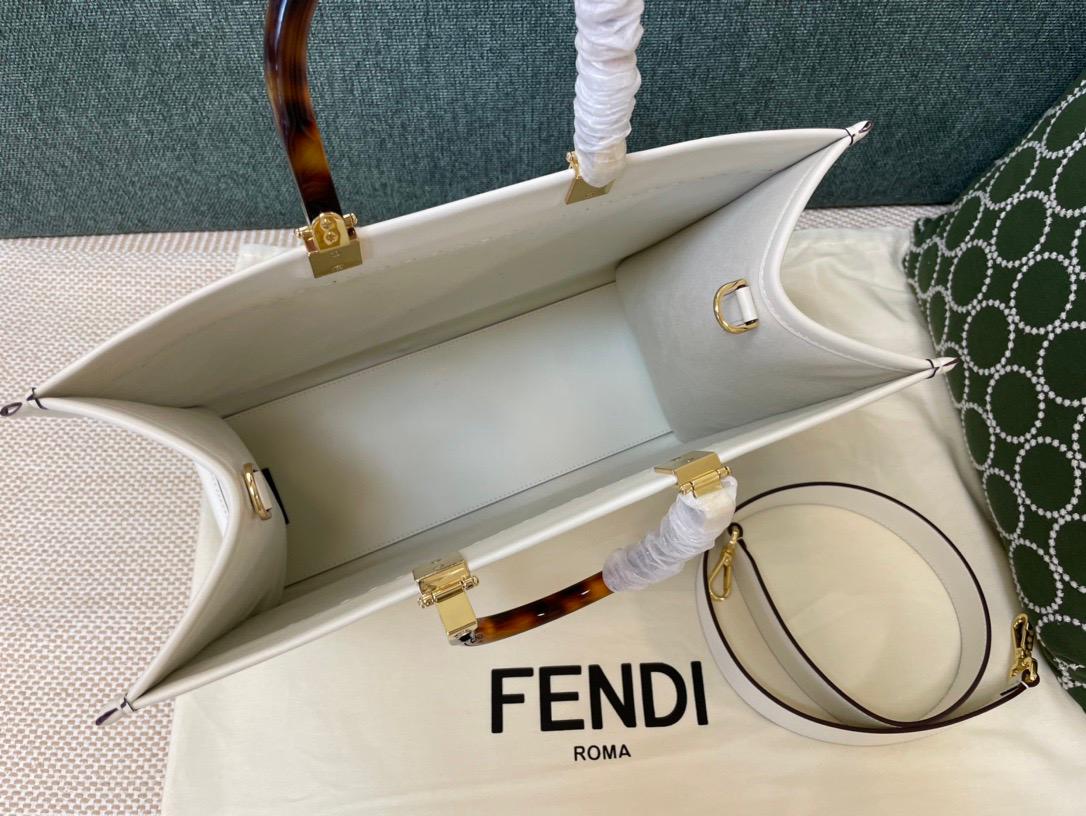 Bolsa Fendi Sunshine Cream Tote