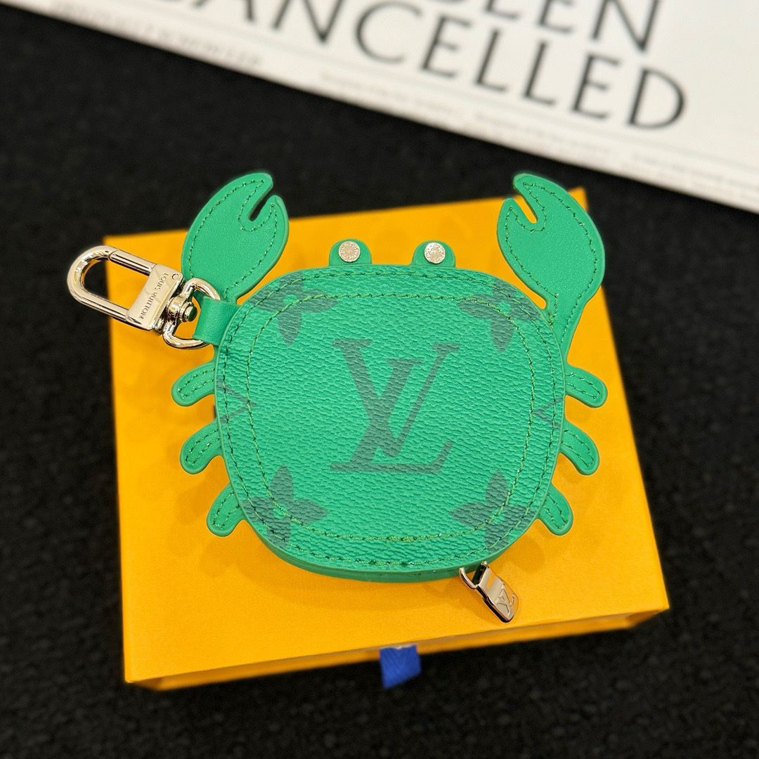 Chaveiro Bag Charm LV Crab Green