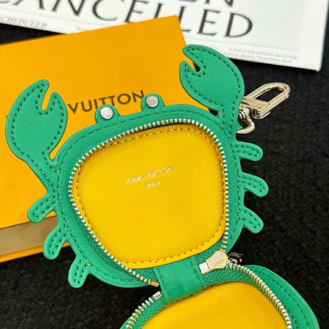 Chaveiro Bag Charm LV Crab Green