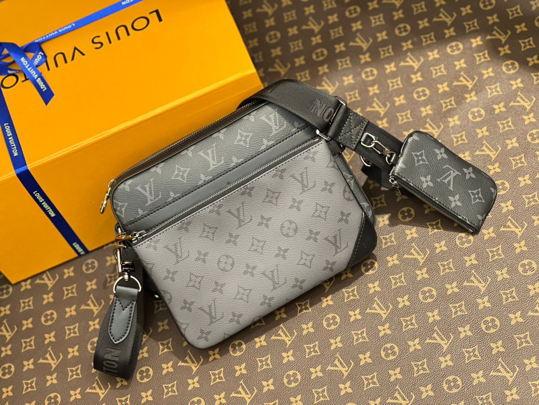 Lv Trio Messenger Monogram Eclipse