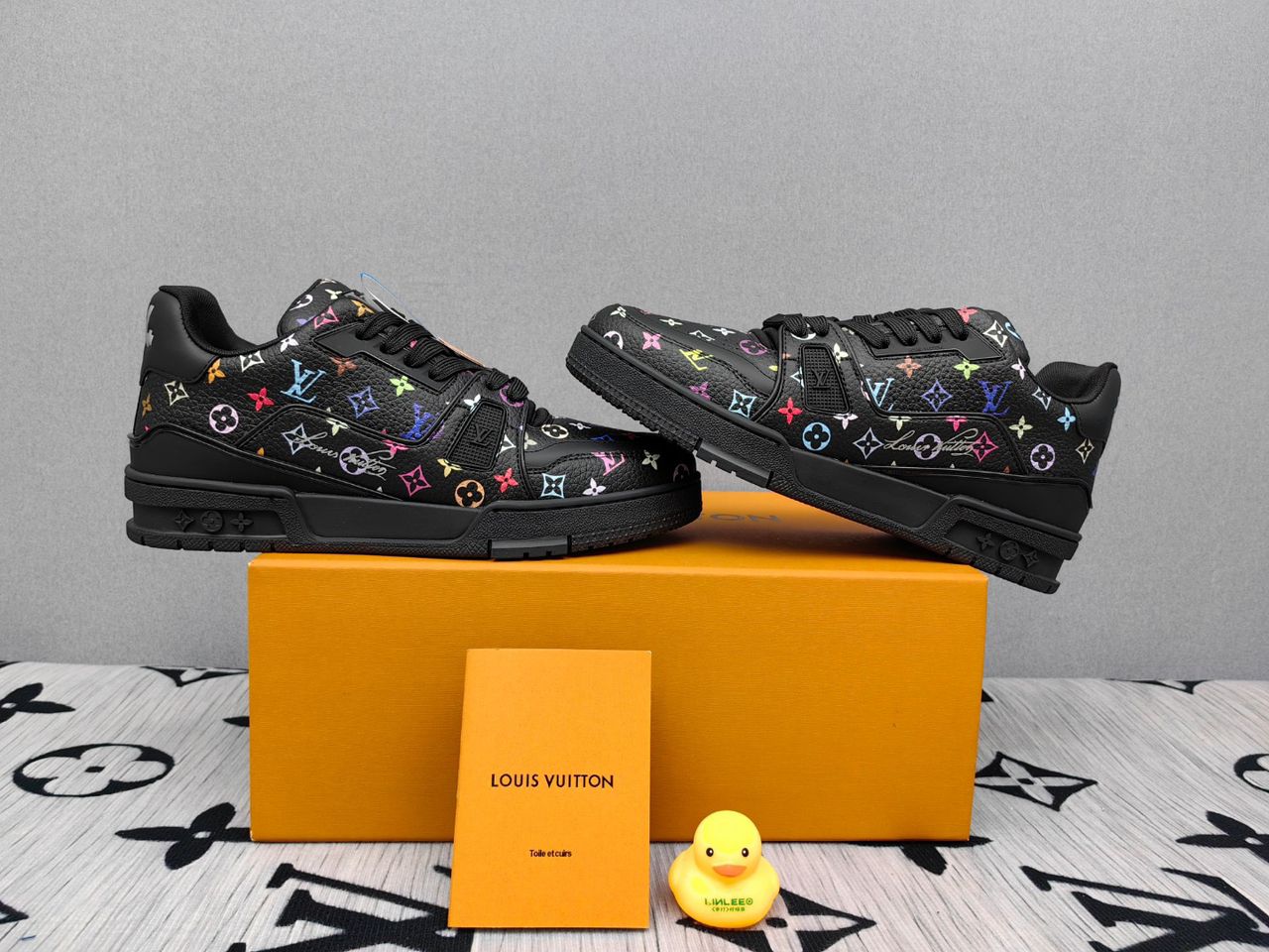 Louis Vuitton LV Trainer Takashi Murakami Black