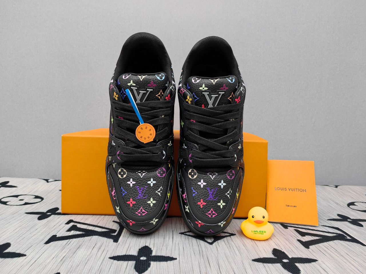 Louis Vuitton LV Trainer Takashi Murakami Black