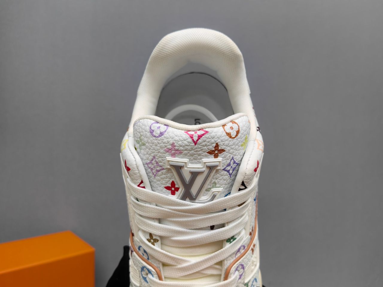 Louis Vuitton LV Trainer Takashi Murakami White