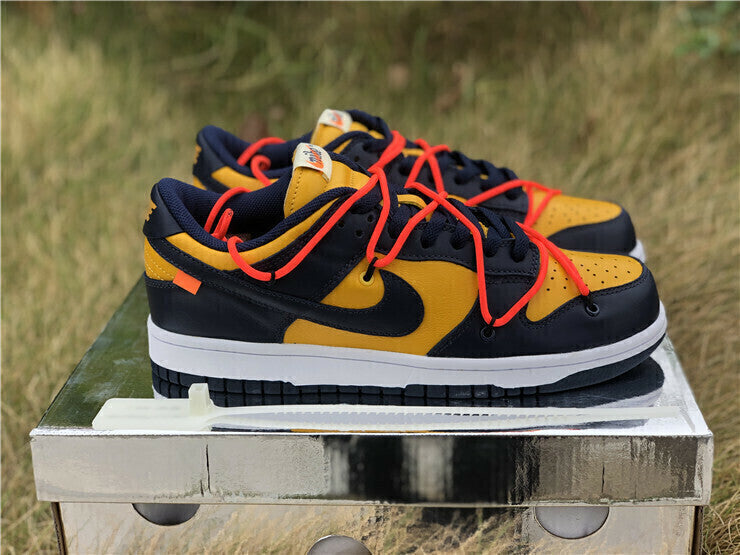 NIKE SB DUNK LOW X OFF-WHITE UNIVERSITY GOLD