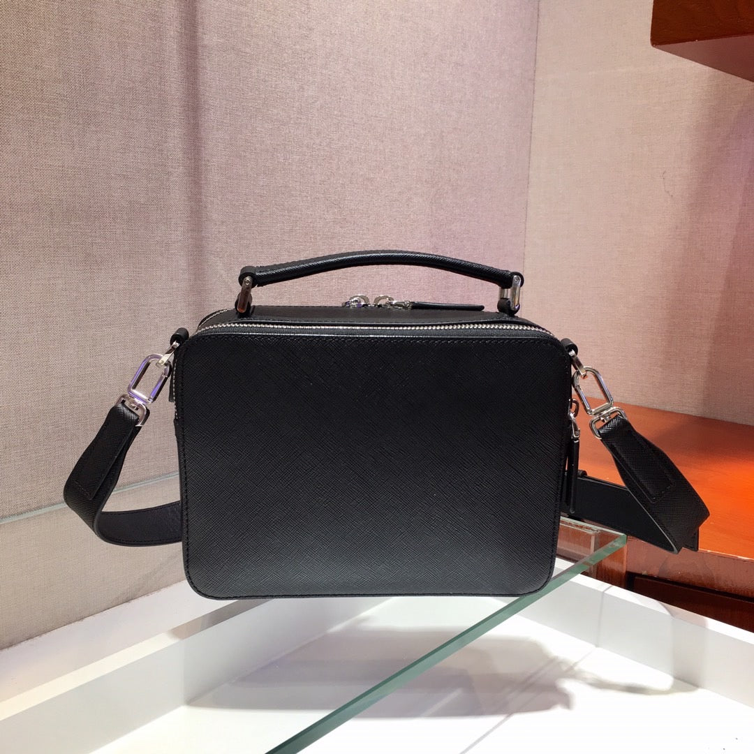 Prada Brique Saffiano Black