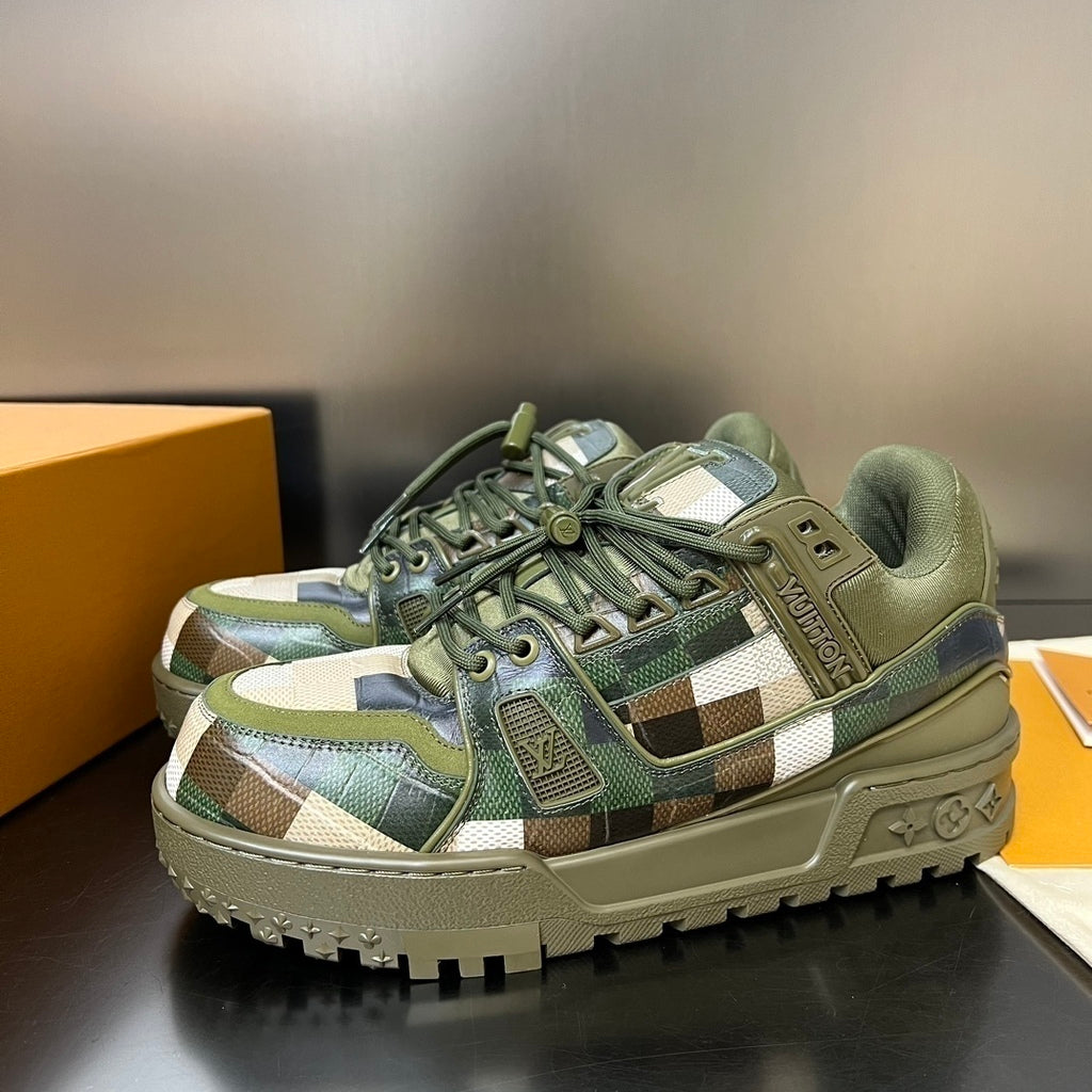 Trainer Maxi Sneaker Green Damoflage Damier