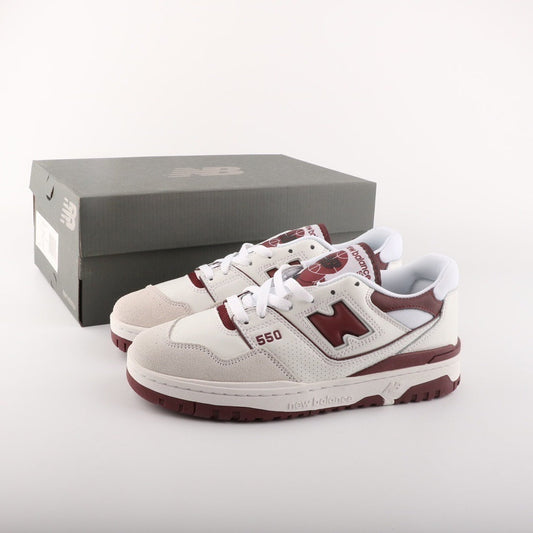 New Balance 550 Sea Salt Burgundy