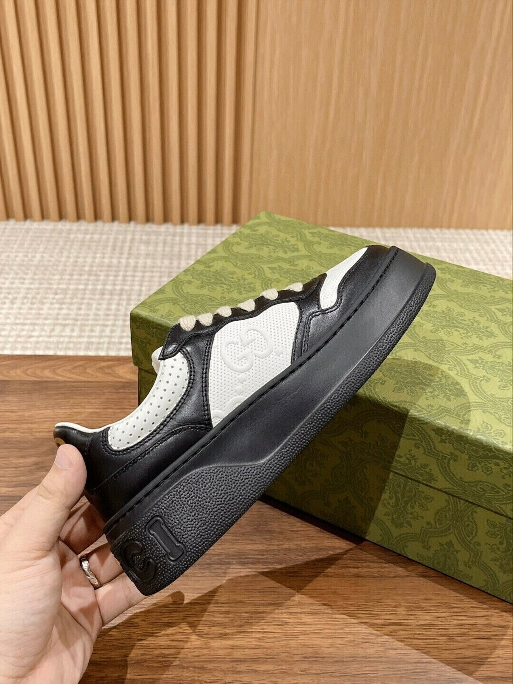 Gucci GG Sneaker Black White (Pronta entrega)