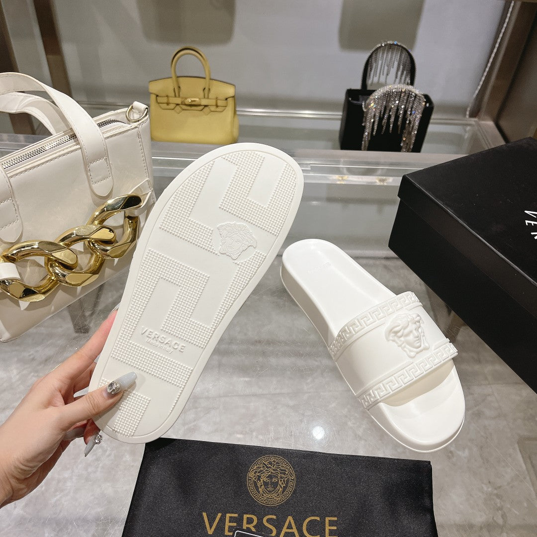 Versace Slide White