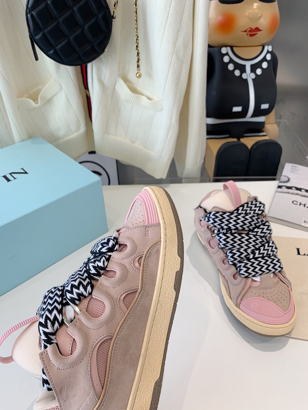 Lanvin Leather Curb Pink Gum