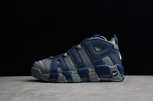 Air More Uptempo Cool Grey Midnight Navy