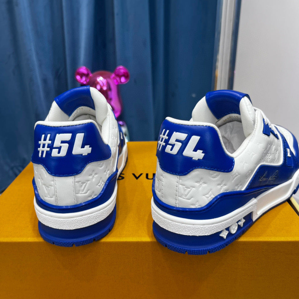 Trainer #54 White/Blue