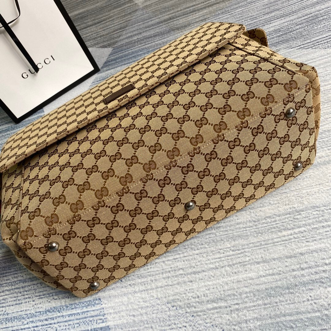 Gucci Messenger Bag GG Beige & Brown