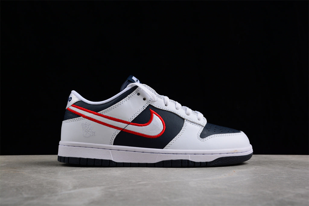 Nike Dunk Low Houston Comets Four-Peat Preto e Branco DZ2780-100