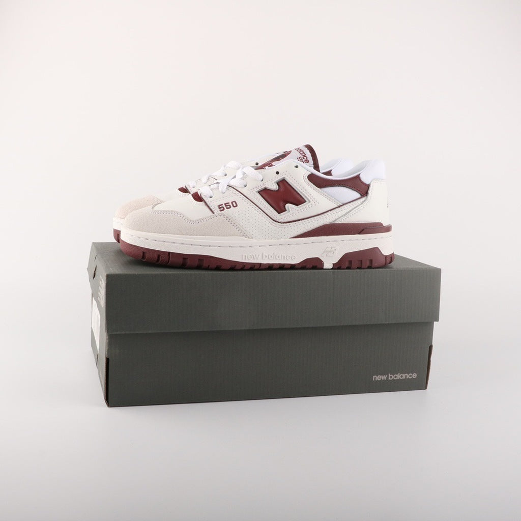 New Balance 550 Sea Salt Burgundy