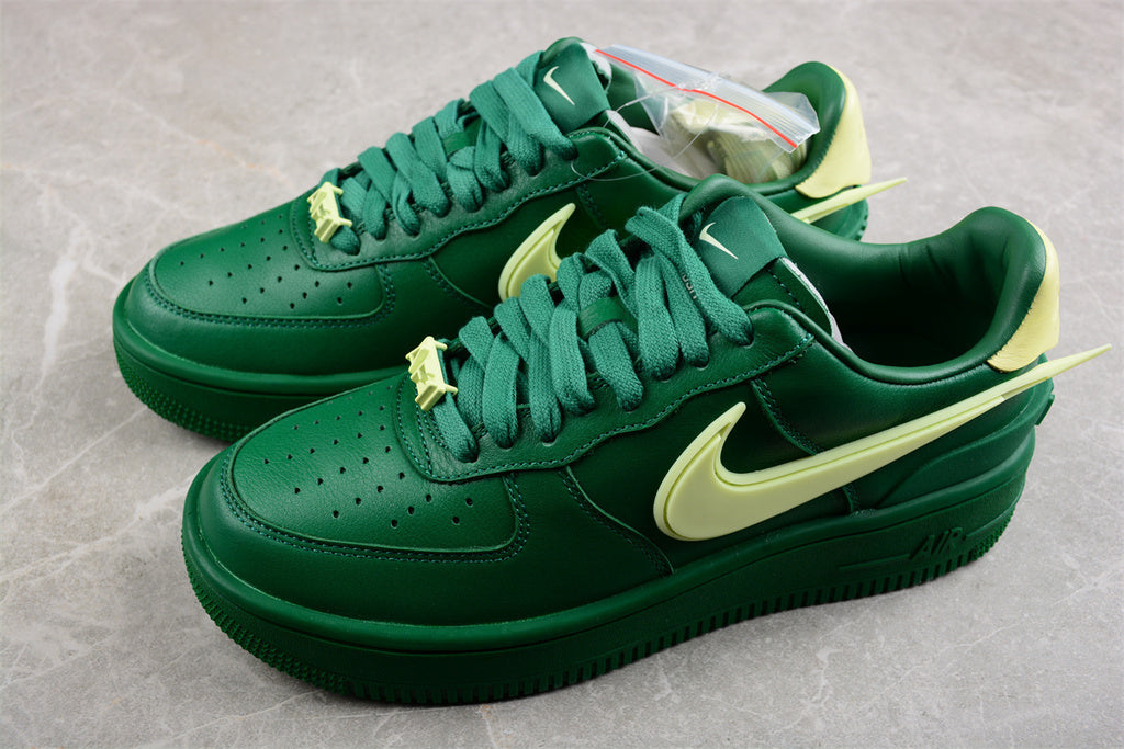 AMBUSH X NIKE AIR FORCE 1 LOW PINE GREEN AND CITRON