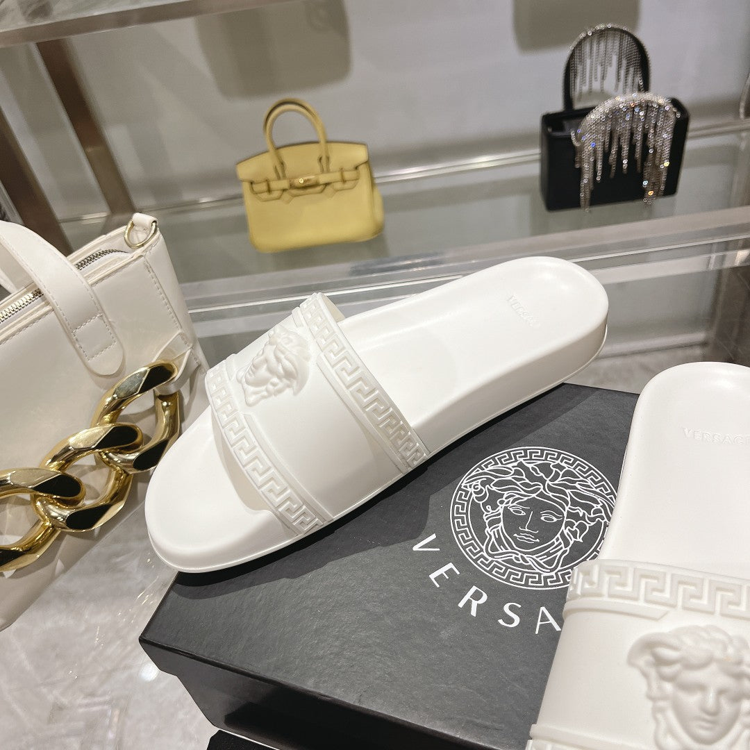 Versace Slide White