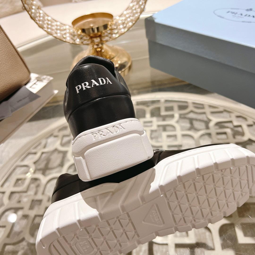 Prada Leather Black White