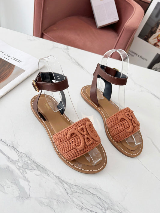 CELINE LYMPIA FLAT STRAP SANDAL