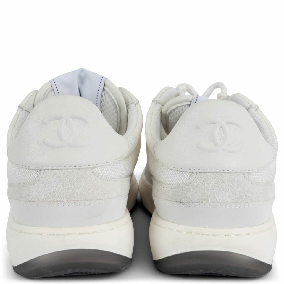 Chanel CC Logo White Sneakers (Pronta entrega)