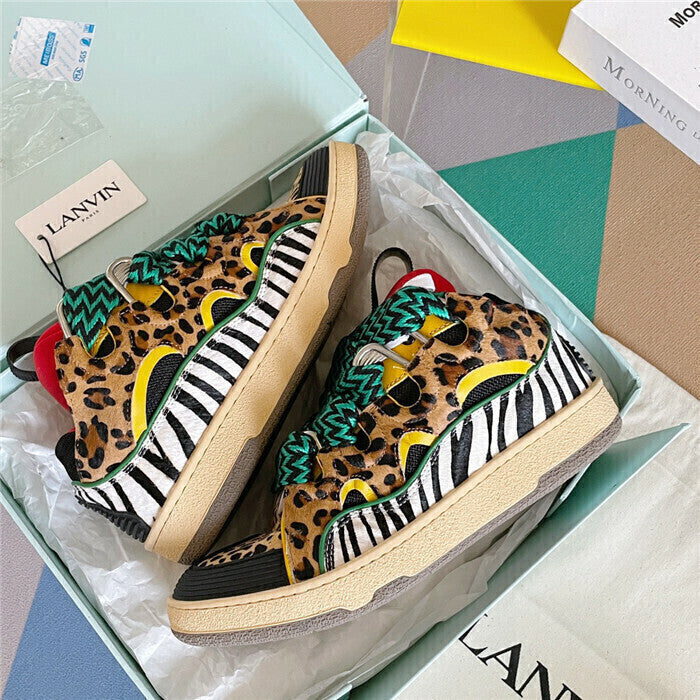 Lanvin Curb Sneaker 'Animal Print'