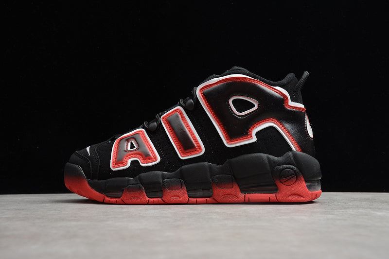 NIKE AIR MORE UPTEMPO BLACK/WHITE-LASER CRIMSON