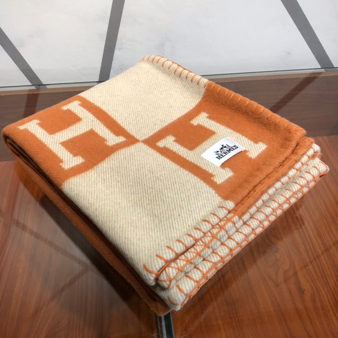 Hermes Blanket Orange