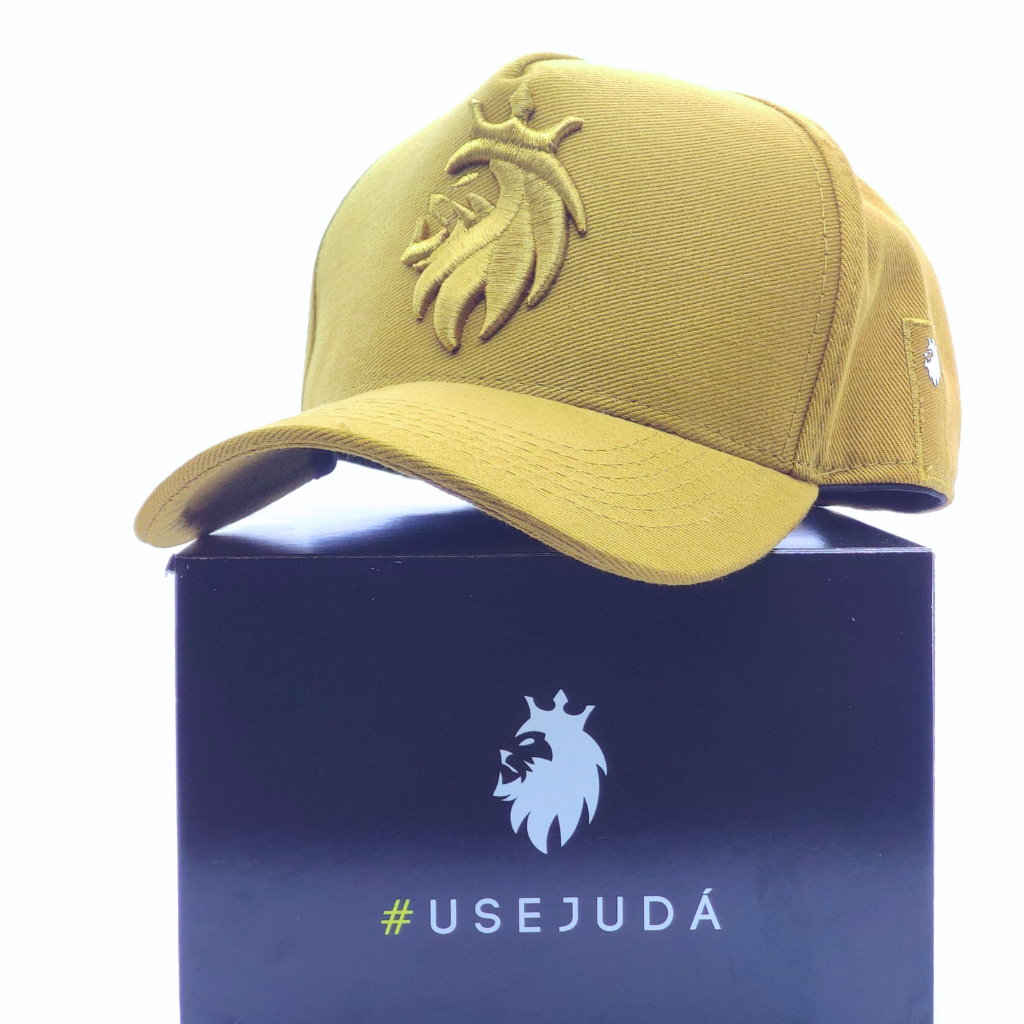 Boné Caramelo Judá Aba Curva Snapback Original Judá