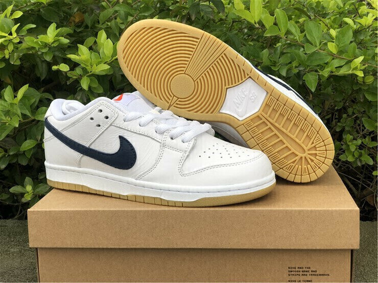 Nike SB Dunk Low Orange Label White Navy CZ2249-100