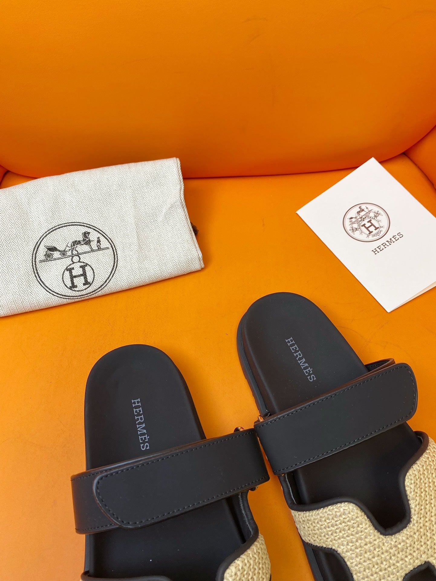 Hermes Chypre Sandal Black