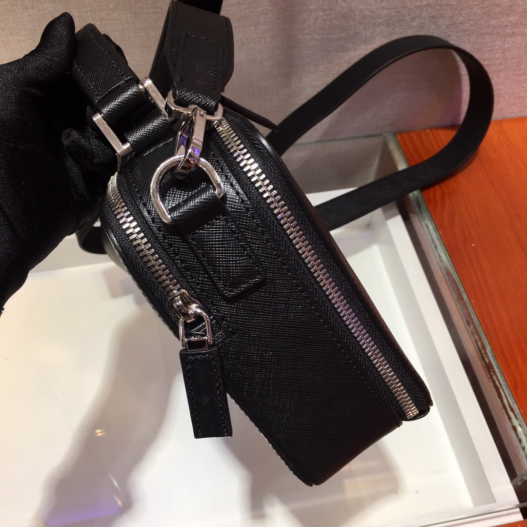 Prada Brique Saffiano Black