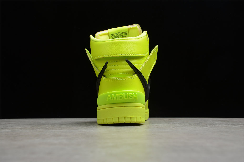 NIKE DUNK HIGH X AMBUSH 'FLASH LIME'