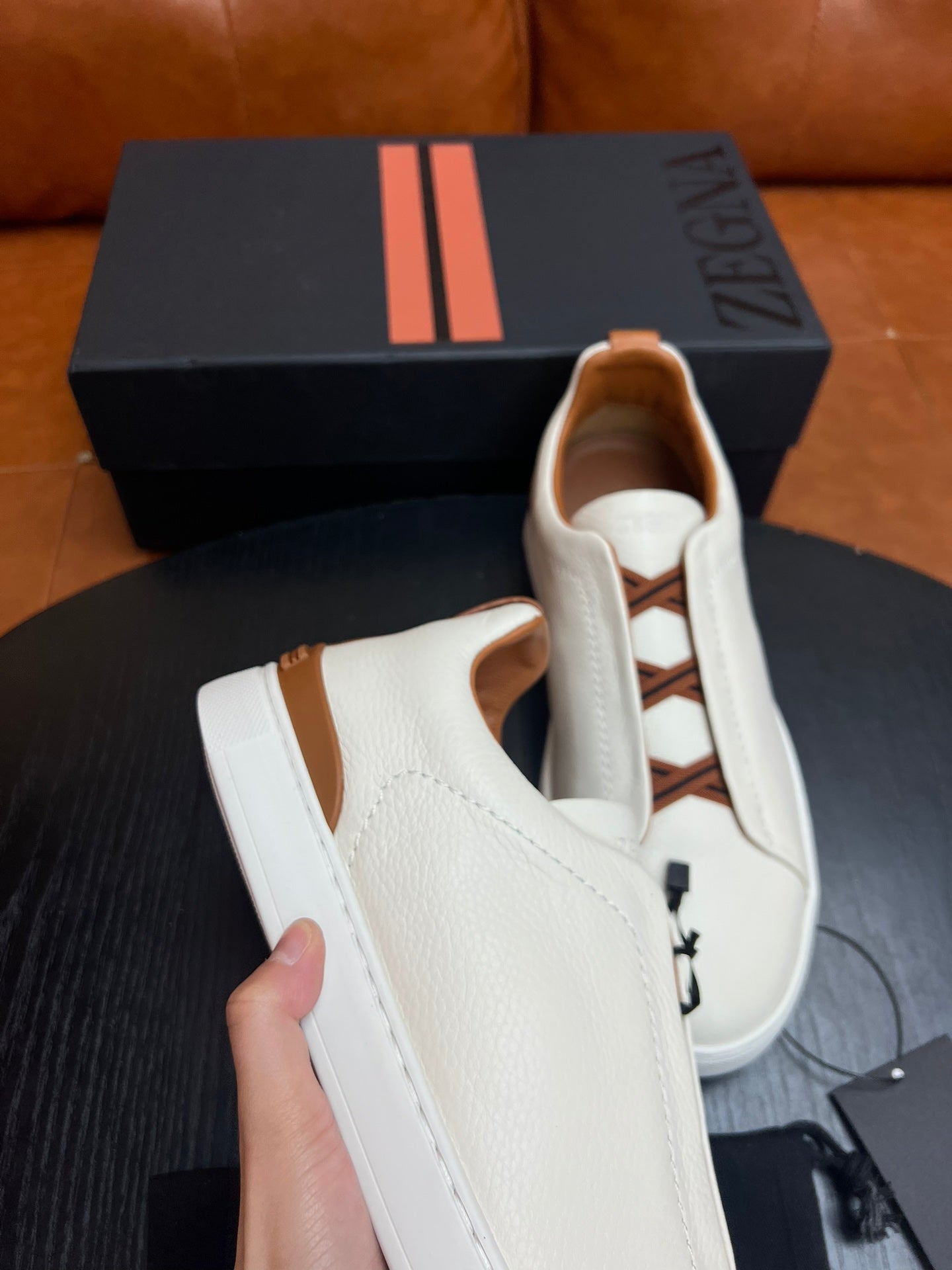 ZEGNA  Triple Stitch Sneakers