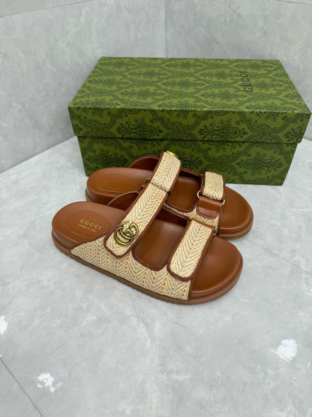 WOMEN'S SANDAL WITH DOUBLE G