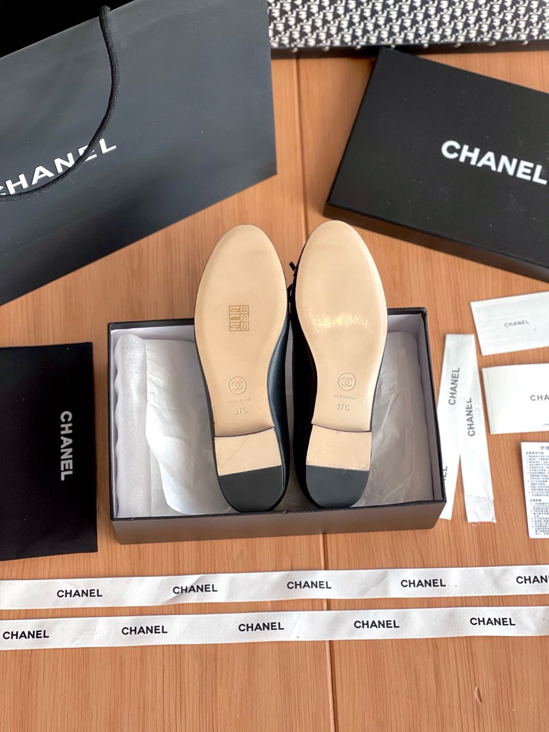 Chanel Lambskin 10mm Ballet Flats