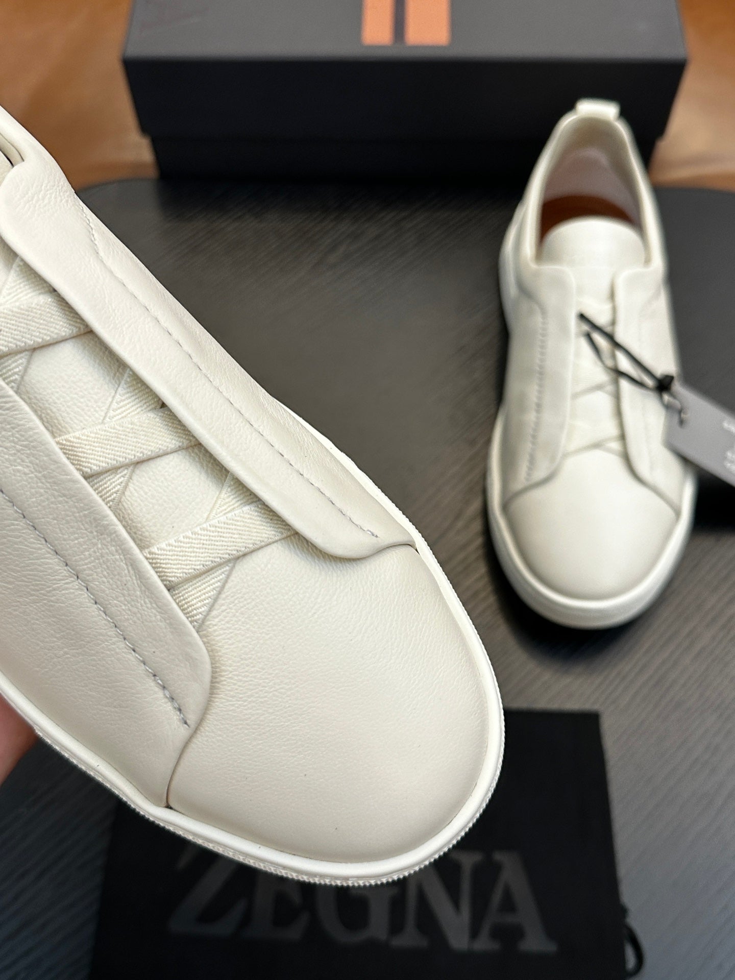 ZEGNA  Triple Stitch Sneakers