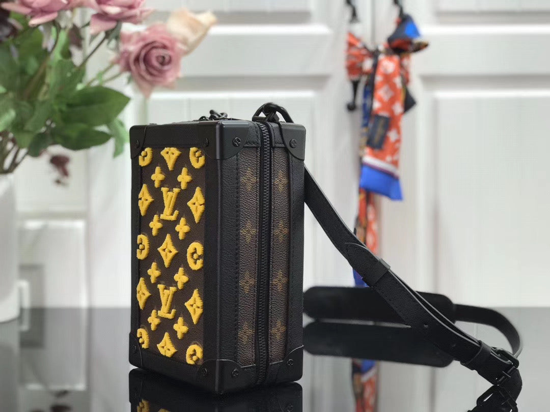 Lv Vertical Soft Trunk Monogram