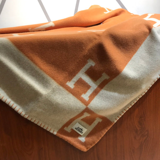 Hermes Blanket Orange