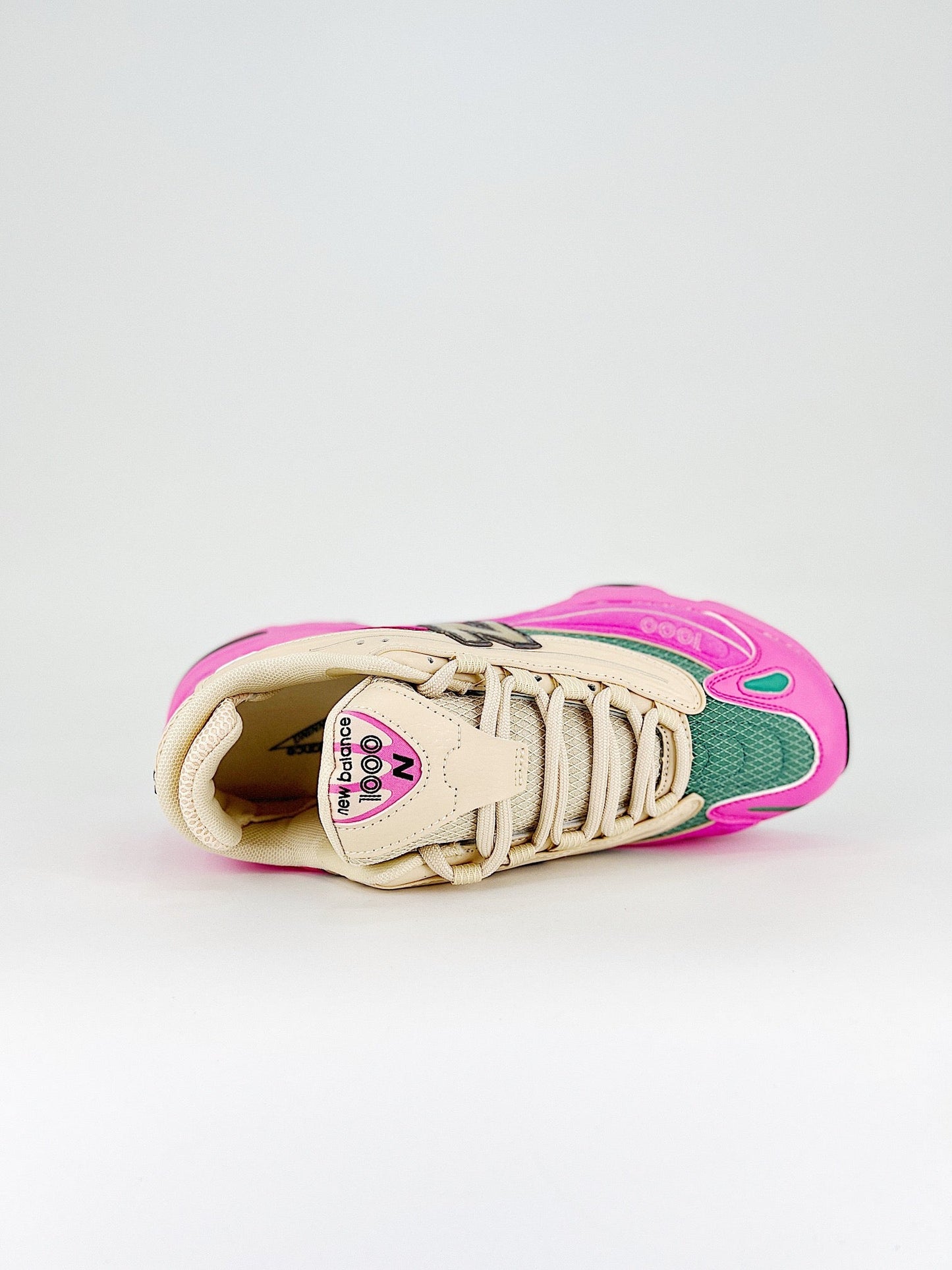 New Balance 1000 Tan Pink Green