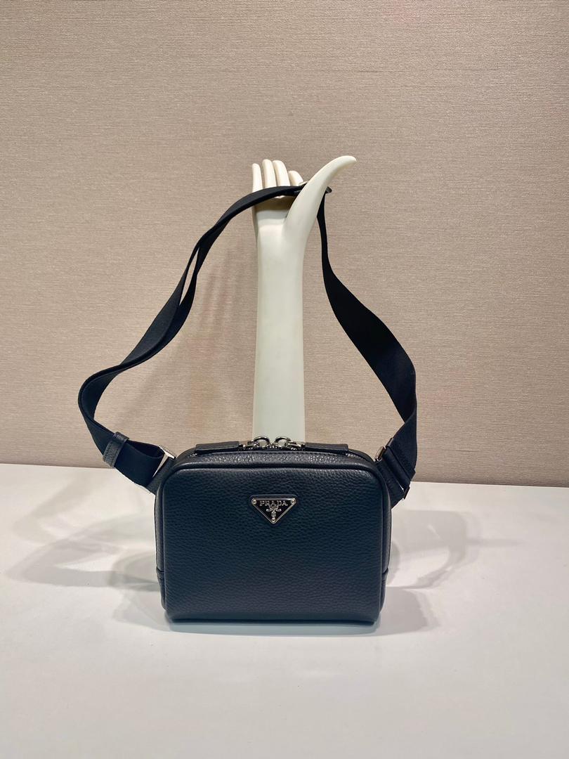 Prada Brique Shoulder Bag Black