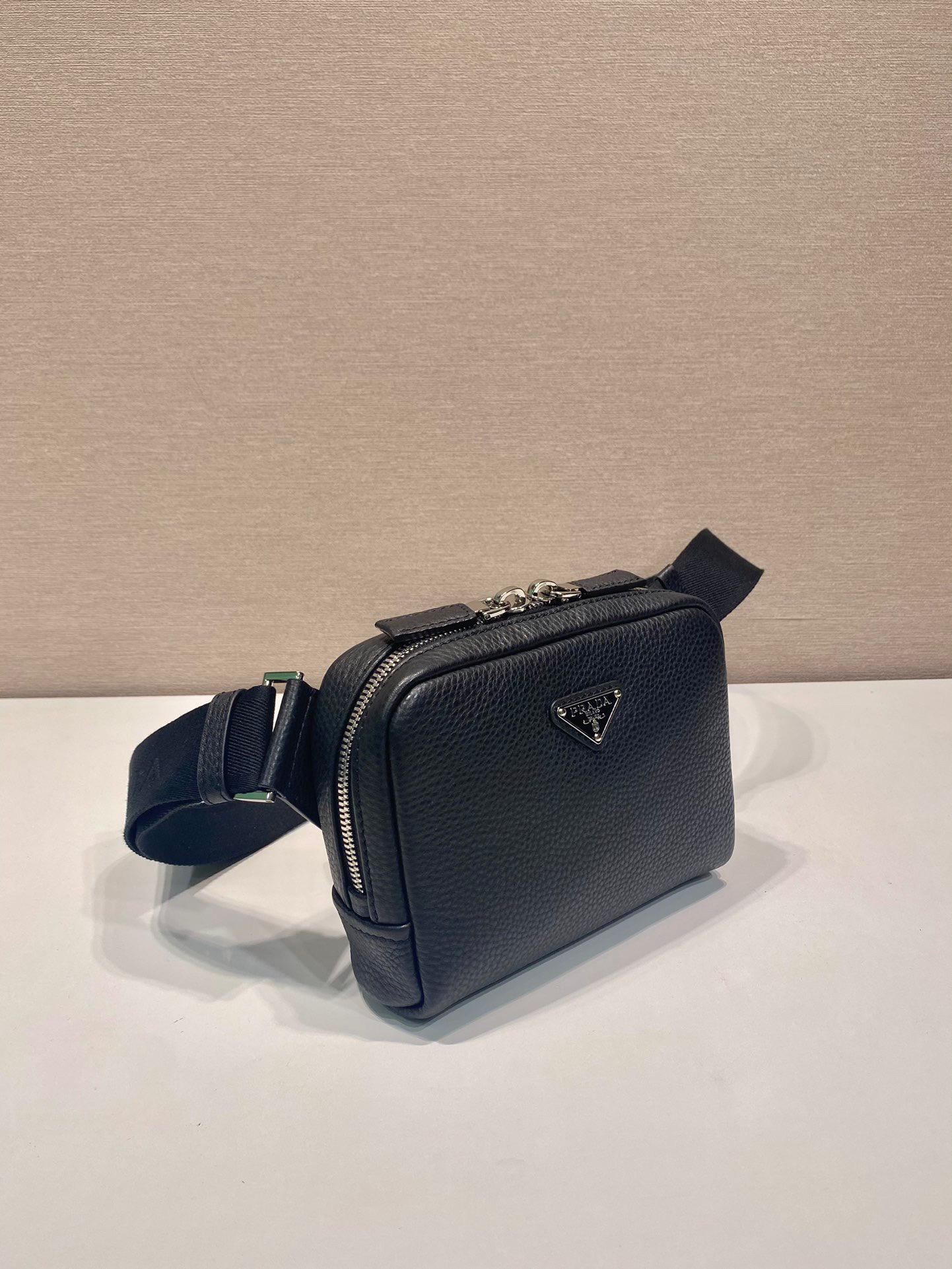 Prada Brique Shoulder Bag Black