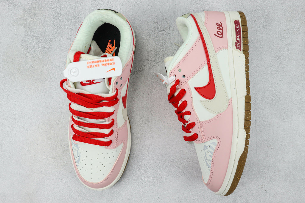 NIKE SB DUNK LOW DUBLO BRANCO ROSA ( Pronta entrega )